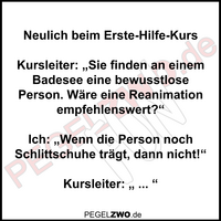 PZWO Erste-Hilfe-Kurs und Badesee