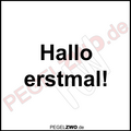 PZWO Hallo erstmal