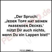 PZWO Kinski Zitat Topf und Deckel