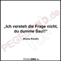 PZWO Kinski Zitat Versteh die Frage nicht