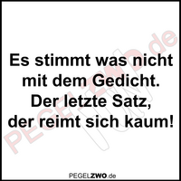 PZWO Komisches Gedicht