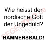 PZWO Nordische Gott der Ungeduld