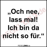 PZWO Och nee lass mal