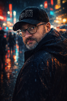 Martin im Regen Portrait (KI)